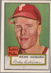 1952 Topps #216 Richie Ashburn front image
