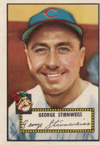 1952 Topps #217 Snuffy Stirnweiss front image