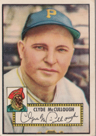 1952 Topps #218 Clyde McCullough front image