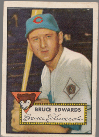 1952 Topps #224 Bruce Edwards front image