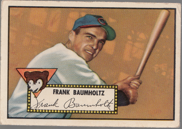 1952 Topps #225 Frank Baumholtz