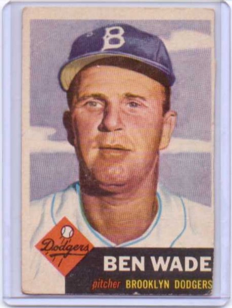 1953 Topps #4 Ben Wade