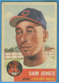 1953 Topps #6 Sam Jones front image