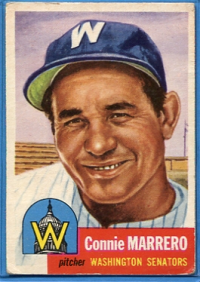 1953 Topps #13 Conrado Marrero DP front image