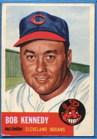 1953 Topps #33 Bob Kennedy DP front image