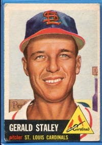 1953 Topps #56 Gerry Staley DP front image