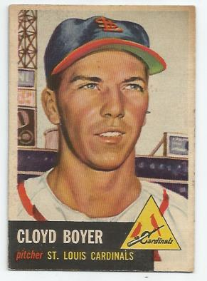 1953 Topps #60 Cloyd Boyer DP