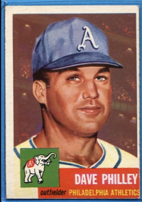 1953 Topps #64 Dave Philley front image
