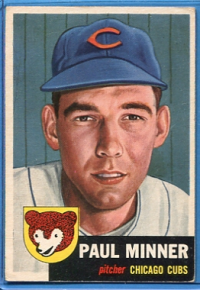 1953 Topps #92 Paul Minner DP front image