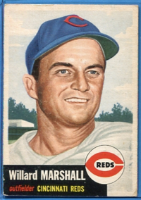 1953 Topps #95 Willard Marshall DP front image