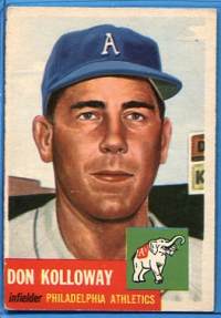 1953 Topps #97 Don Kolloway DP front image