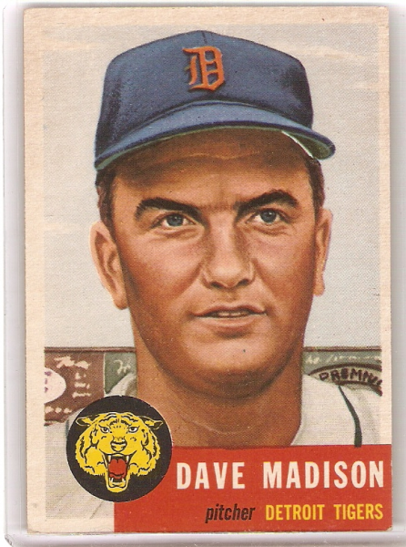 1953 Topps #99 Dave Madison