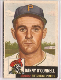 1953 Topps #107 Danny O'Connell DP front image