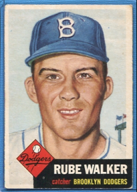 1953 Topps #134 Rube Walker front image