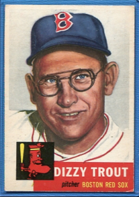 1953 Topps #169 Dizzy Trout front image
