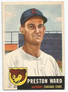 1953 Topps #173 Preston Ward