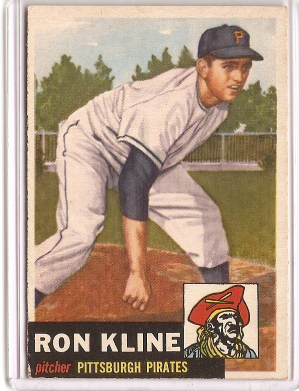 1953 Topps #175 Ron Kline RC