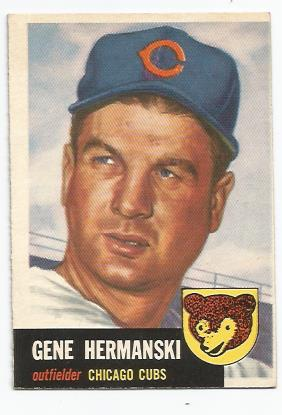 1953 Topps #179 Gene Hermanski