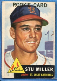 1953 Topps #183 Stu Miller RC front image