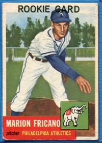1953 Topps #199 Marion Fricano RC front image