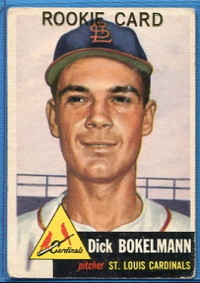 1953 Topps #204 Dick Bokelman RC front image