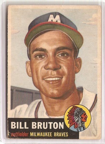 1953 Topps #214 Bill Bruton RC