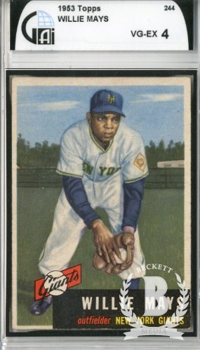 1953 Topps #244 Willie Mays