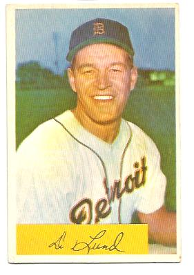 1954 Bowman #87 Don Lund