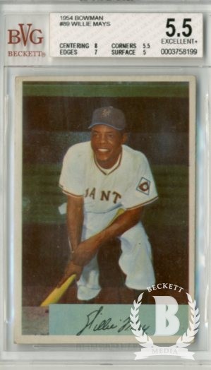 1954 Bowman #89 Willie Mays