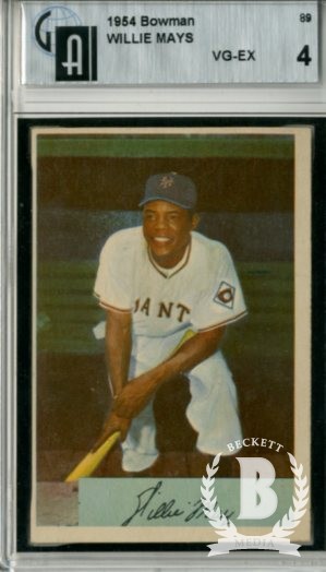 1954 Bowman #89 Willie Mays