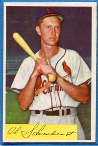 1954 Bowman #110 Red Schoendienst front image