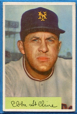 1954 Bowman #128 Ebba St.Claire
