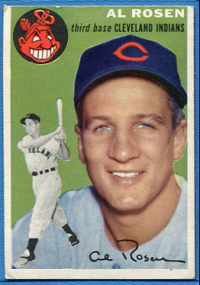 1954 Topps #15 Al Rosen front image