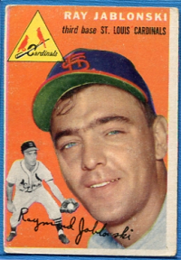 1954 Topps #26 Ray Jablonski front image