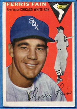 1954 Topps #27 Ferris Fain