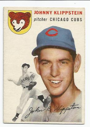 1954 Topps #31 Johnny Klippstein