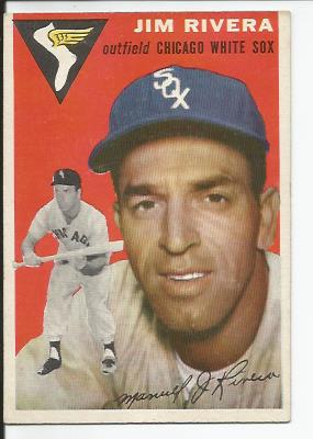 1954 Topps #34 Jim Rivera