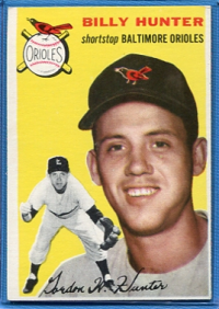 1954 Topps #48 Billy Hunter front image