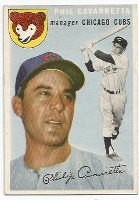 1954 Topps #55 Phil Cavarretta MG