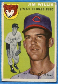 1954 Topps #67 Jim Willis RC front image
