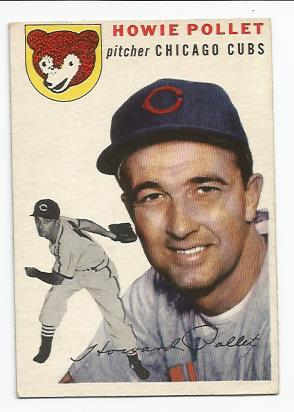 1954 Topps #89 Howie Pollet
