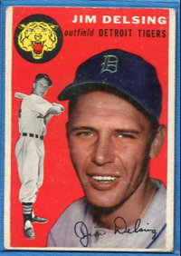 1954 Topps #111 Jim Delsing front image