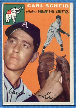 1954 Topps #118 Carl Scheib