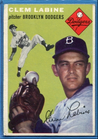 1954 Topps #121 Clem Labine front image