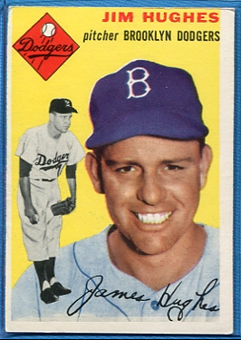 1954 Topps #169 Jim Hughes