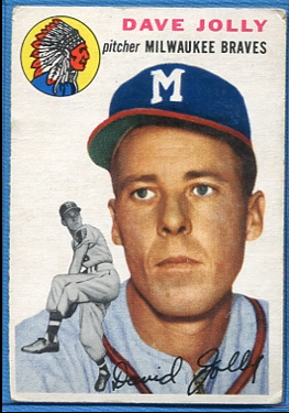 1954 Topps #188 Dave Jolly RC