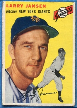 1954 Topps #200 Larry Jansen