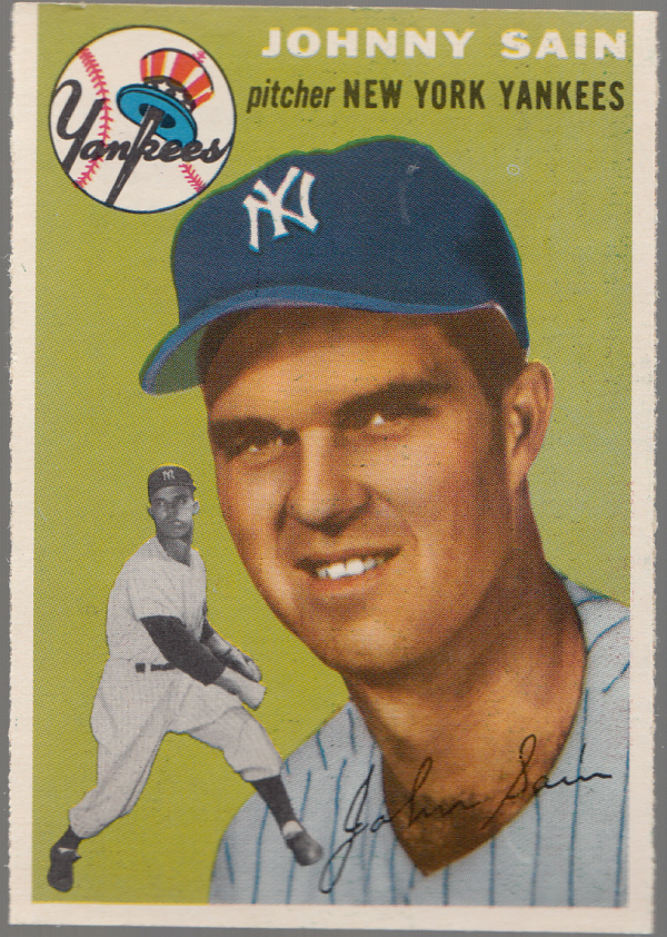 1954 Topps #205 Johnny Sain