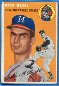 1954 Topps #210 Bob Buhl RC front image
