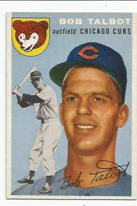 1954 Topps #229 Bob Talbot RC